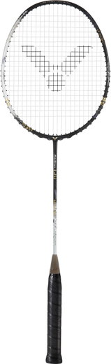 Victor Badmintonschläger Auraspeed LJH S (kopflastig, steif) schwarz/weiss - unbesaitet -
